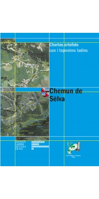 Chemun de Sëlva - chertes ortofoto cun i toponims ladins