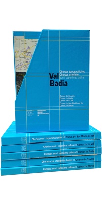 Val Badia - chertes topografiches y chertes ortofoto cun i toponims ladins